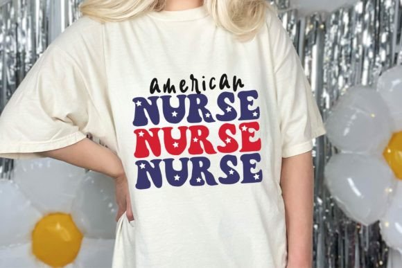 American Nurse 4th of July SVG File