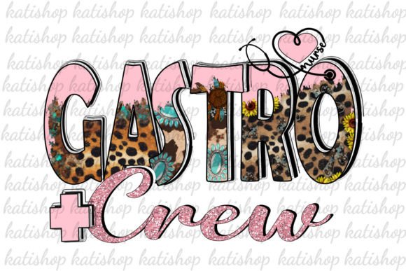 Gastro Crew Western Nurse Sublimation Graphics