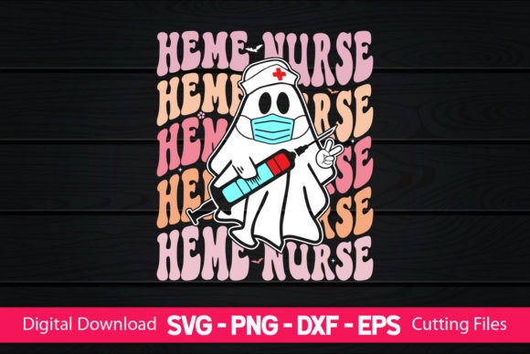 HEME Nurse Retro Boo Ghost: Graphics and Crafts for Creative Design