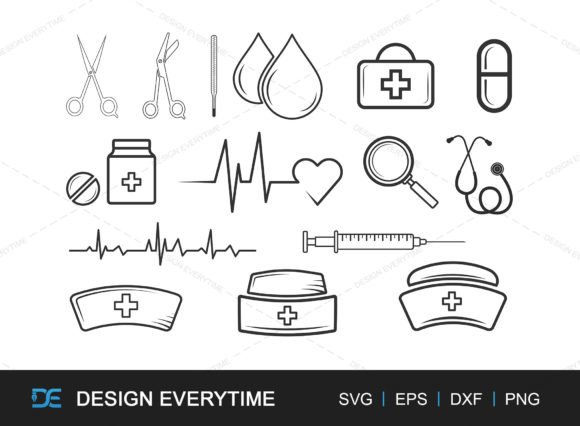 Medical Tools Bundle: Graphics and Crafts for Design Projects