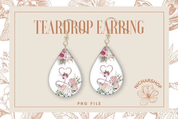 Nurse Flower Stethoscope Heart Teardrop1 Graphics