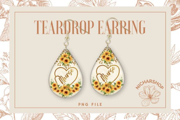 Nurse Flower Stethoscope Heart Teardrop4: Graphics and Crafts