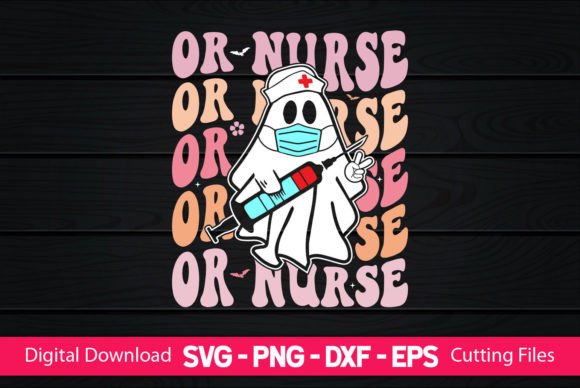 Or Nurse Retro Boo Ghost
