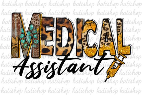 Western Medical Assistant Sublimation Graphics